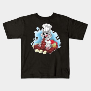 Dog Chef Illustration Kids T-Shirt